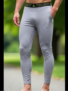 NWT ADIDAS silver Halo athletic compression tights
